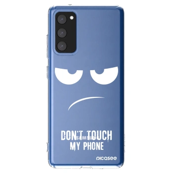 Picasee διαφανής θήκη σιλικόνης Samsung Galaxy S20 FE - Don't Touch My Phone