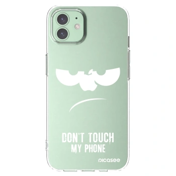Picasee διαφανής θήκη σιλικόνης Apple iPhone 12 - Don't Touch My Phone