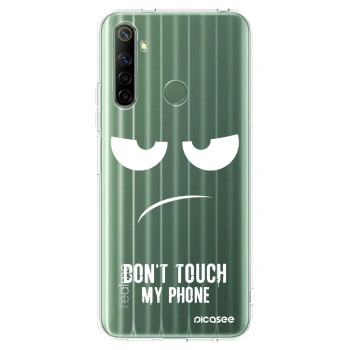 Picasee διαφανής θήκη σιλικόνης Realme 6i - Don't Touch My Phone