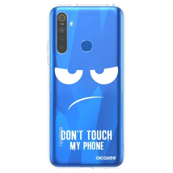 Picasee διαφανής θήκη σιλικόνης Realme 5 - Don't Touch My Phone