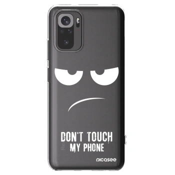 Picasee διαφανής θήκη σιλικόνης Xiaomi Redmi Note 10S - Don't Touch My Phone