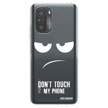 Picasee διαφανής θήκη σιλικόνης Xiaomi Poco F3 - Don't Touch My Phone