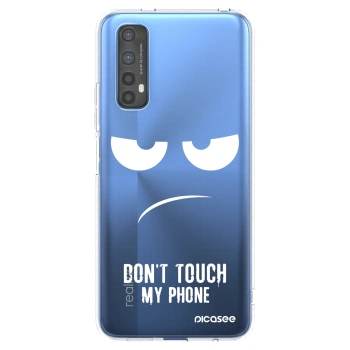 Picasee διαφανής θήκη σιλικόνης Realme 7 - Don't Touch My Phone