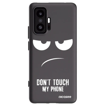 Picasee Μαύρη θήκη σιλικόνης για Xiaomi 11T - Don't Touch My Phone