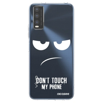 Picasee διαφανής θήκη σιλικόνης Vivo Y20s - Don't Touch My Phone