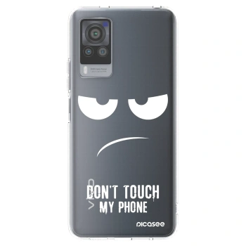 Picasee διαφανής θήκη σιλικόνης Vivo X60 Pro 5G - Don't Touch My Phone