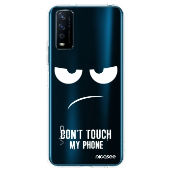 Picasee διαφανής θήκη σιλικόνης Vivo Y11s - Don't Touch My Phone