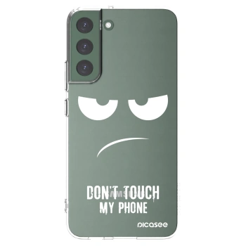 Picasee διαφανής θήκη σιλικόνης Samsung Galaxy S22+ 5G - Don't Touch My Phone