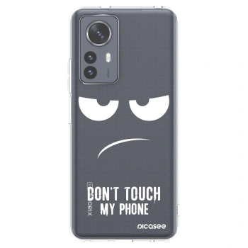 Picasee διαφανής θήκη σιλικόνης Xiaomi 12 Pro - Don't Touch My Phone