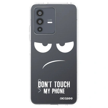 Picasee διαφανής θήκη σιλικόνης Vivo V23 5G - Don't Touch My Phone