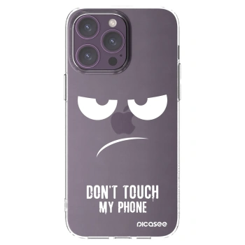 Picasee διαφανής θήκη σιλικόνης Apple iPhone 14 Pro Max - Don't Touch My Phone