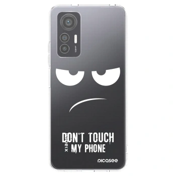 Picasee διαφανής θήκη σιλικόνης Xiaomi 12 Lite - Don't Touch My Phone