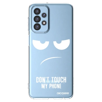 Picasee διαφανής θήκη σιλικόνης Samsung Galaxy A23 A235F 4G - Don't Touch My Phone