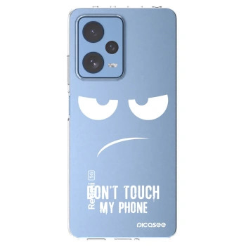 Picasee διαφανής θήκη σιλικόνης Xiaomi Redmi Note 12 Pro 5G - Don't Touch My Phone