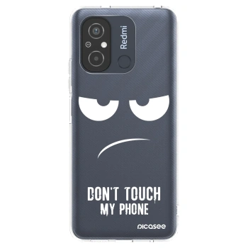 Picasee διαφανής θήκη σιλικόνης Xiaomi Redmi 12C - Don't Touch My Phone