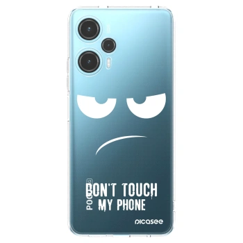 Picasee διαφανής θήκη σιλικόνης Xiaomi Poco F5 - Don't Touch My Phone