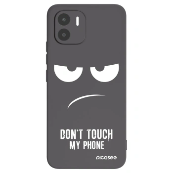 Picasee Μαύρη θήκη σιλικόνης για Xiaomi Redmi A2 - Don't Touch My Phone