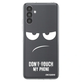 Picasee διαφανής θήκη σιλικόνης Samsung Galaxy A04s A047F - Don't Touch My Phone