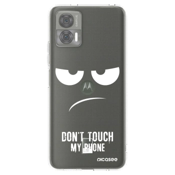 Picasee διαφανής θήκη σιλικόνης Motorola Edge 30 Neo - Don't Touch My Phone
