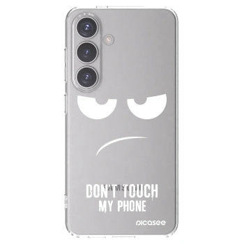 Picasee διαφανής θήκη σιλικόνης Samsung Galaxy S24 S921B 5G - Don't Touch My Phone