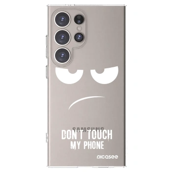 Picasee διαφανής θήκη σιλικόνης Samsung Galaxy S24 Ultra S928B 5G - Don't Touch My Phone