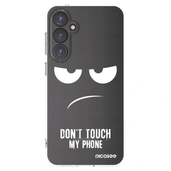 Picasee διαφανής θήκη σιλικόνης Samsung Galaxy S23 FE S711B - Don't Touch My Phone