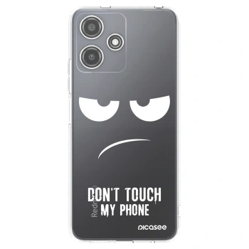 Picasee διαφανής θήκη σιλικόνης Xiaomi Redmi 12 5G - Don't Touch My Phone