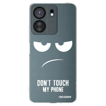 Picasee διαφανής θήκη σιλικόνης Xiaomi Redmi 13C 4G - Don't Touch My Phone