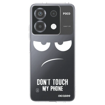 Picasee διαφανής θήκη σιλικόνης Xiaomi Poco X6 - Don't Touch My Phone