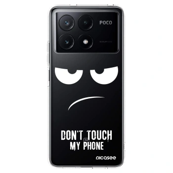 Picasee διαφανής θήκη σιλικόνης Xiaomi Poco X6 Pro - Don't Touch My Phone
