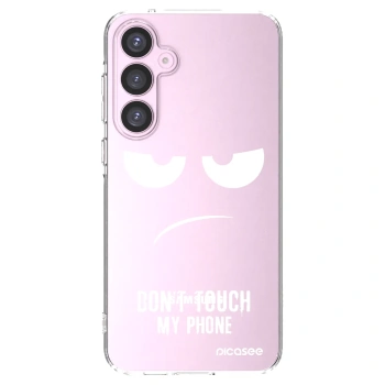 Picasee διαφανής θήκη σιλικόνης Samsung Galaxy A55 5G A556B - Don't Touch My Phone