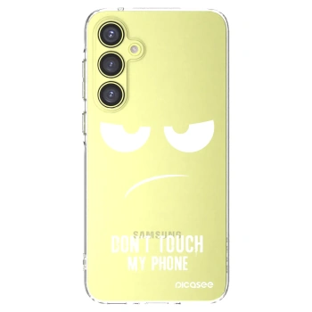 Picasee διαφανής θήκη σιλικόνης Samsung Galaxy A35 5G A356B - Don't Touch My Phone