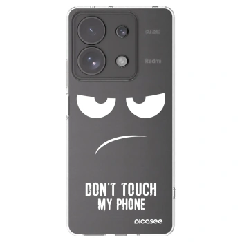 Picasee διαφανής θήκη σιλικόνης Xiaomi Redmi Note 13 Pro 4G - Don't Touch My Phone