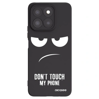 Picasee Μαύρη θήκη σιλικόνης για Honor X8b - Don't Touch My Phone