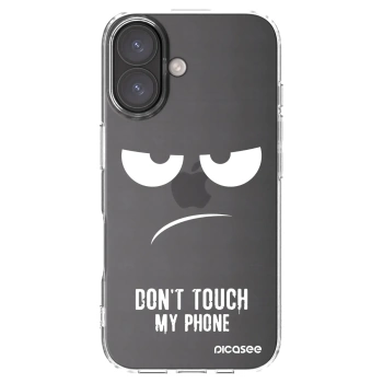 Picasee διαφανής θήκη σιλικόνης Apple iPhone 16 - Don't Touch My Phone