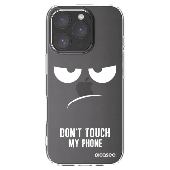 Picasee διαφανής θήκη σιλικόνης Apple iPhone 16 Pro - Don't Touch My Phone