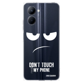 Picasee διαφανής θήκη σιλικόνης Realme C33 (2023) - Don't Touch My Phone