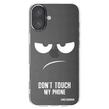 Picasee διαφανής θήκη σιλικόνης Apple iPhone 16 Plus - Don't Touch My Phone