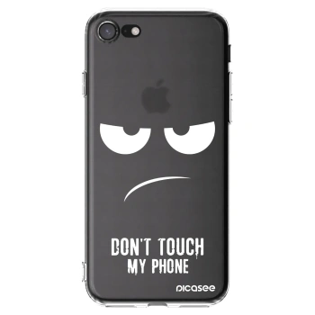 Picasee διαφανής θήκη σιλικόνης Apple iPhone 7 - Don't Touch My Phone
