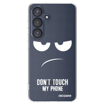 Picasee διαφανής θήκη σιλικόνης Samsung Galaxy S25 5G - Don't Touch My Phone