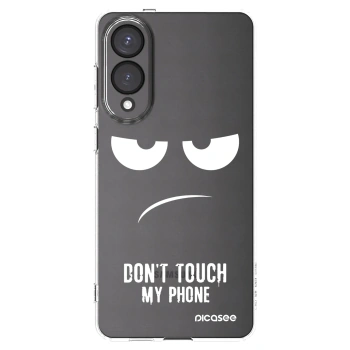 Picasee διαφανής θήκη σιλικόνης Samsung Galaxy S25 Edge 5G - Don't Touch My Phone