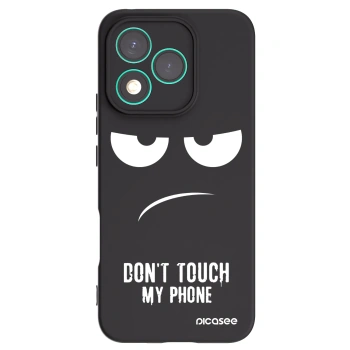 Picasee Μαύρη θήκη σιλικόνης για Honor 400 Lite 5G - Don't Touch My Phone
