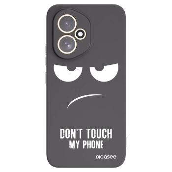 Picasee Μαύρη θήκη σιλικόνης για Honor 400 5G - Don't Touch My Phone