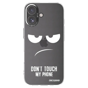 Picasee διαφανής θήκη σιλικόνης Apple iPhone 17 - Don't Touch My Phone