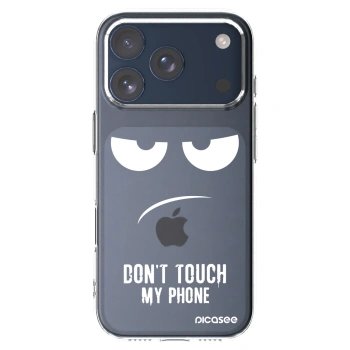 Picasee διαφανής θήκη σιλικόνης Apple iPhone 17 Pro - Don't Touch My Phone