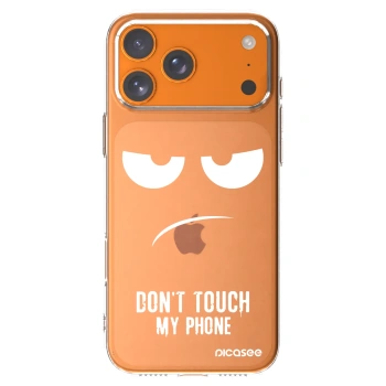Picasee διαφανής θήκη σιλικόνης Apple iPhone 17 Pro Max - Don't Touch My Phone