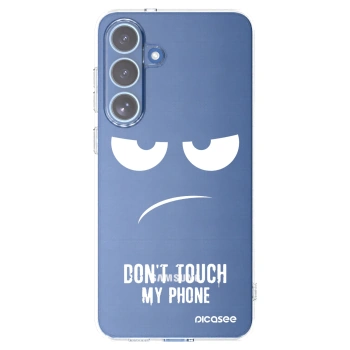 Picasee διαφανής θήκη σιλικόνης Samsung Galaxy S25 FE 5G - Don't Touch My Phone