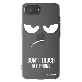 Picasee διαφανής θήκη σιλικόνης Apple iPhone 17e - Don't Touch My Phone