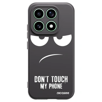 Picasee Μαύρη θήκη σιλικόνης για Xiaomi 17 - Don't Touch My Phone