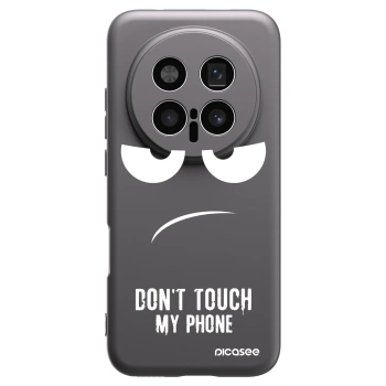 Picasee Μαύρη θήκη σιλικόνης για Honor Magic8 Pro 5G - Don't Touch My Phone